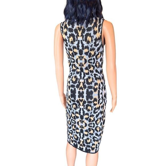John + Jenn Leopard Power Stretch Sheath Dress - Picture 5 of 7